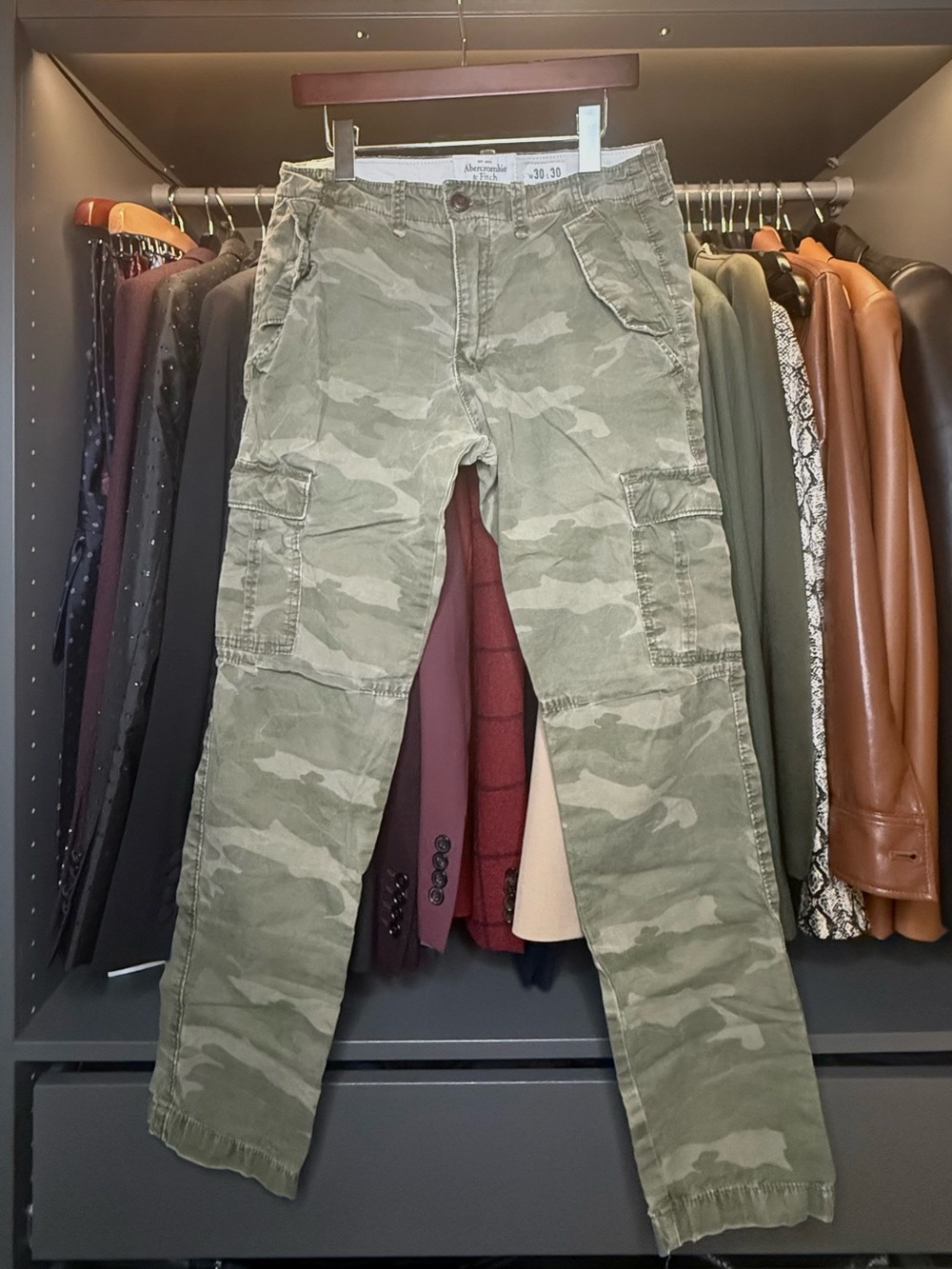 Abercrombie & Fitch RARE Y2K VINTAGE Camo Cargo Pants (Men’s)